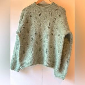Mohair/wool blend sweater